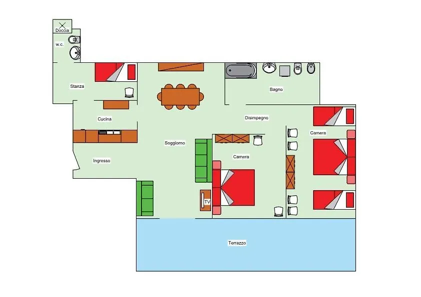 Appartamento Vista Mare Lido di Jesolo Apartmán